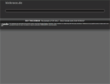 Tablet Screenshot of kickrace.de